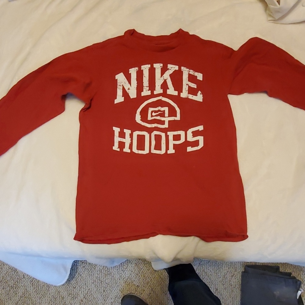 Red Nike shirt